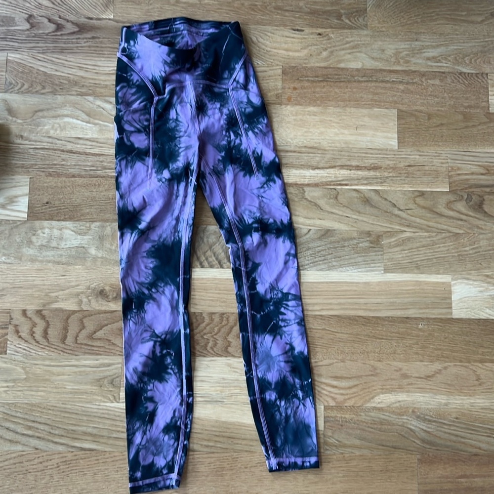 lululemon Align™ High-Rise Pant with Pockets 25" pink tye-dye